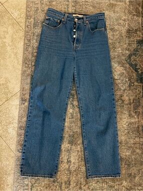 Levi's Classic Straight Dark Blue Denim Jeans
